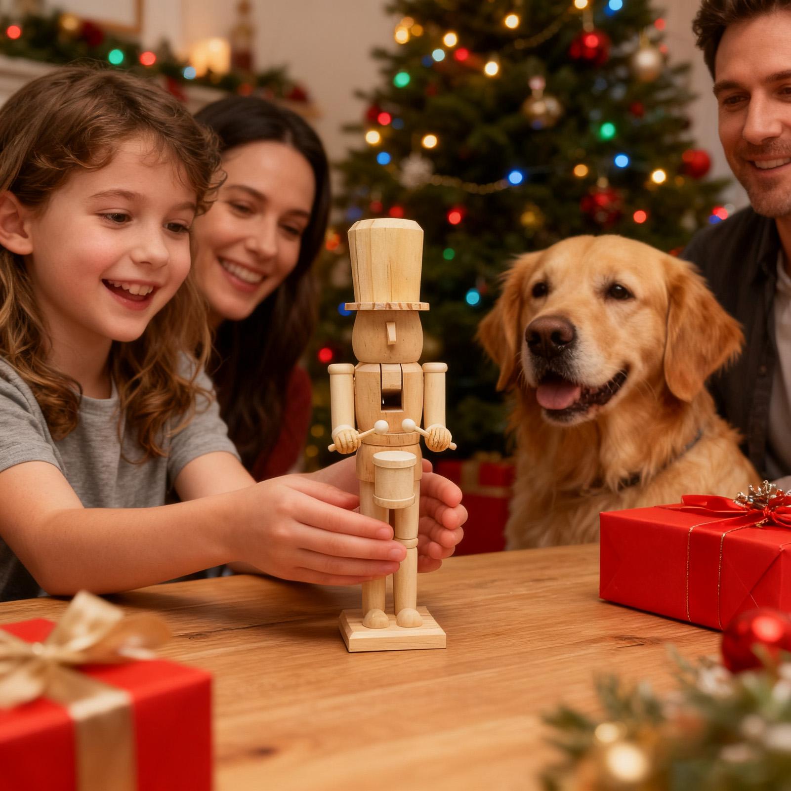 Nutcracker Figurine - Щелкунчики, фигурки, 38 см, деревянная праздничная