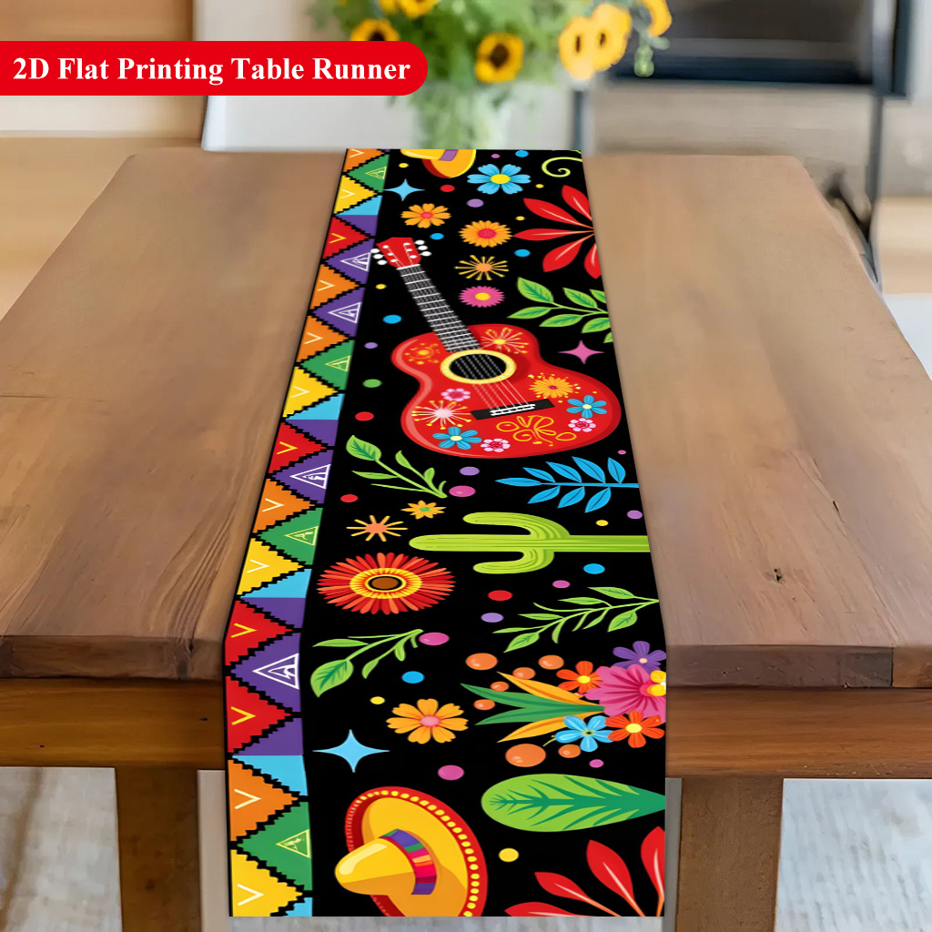 Christmas Table Runner - Скатерть-дорожка (1 шт.), свадебный декор, красочная