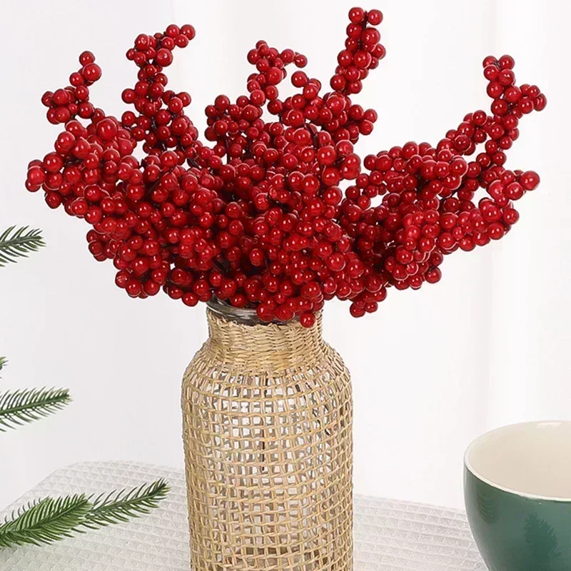 Искусственные красные ягоды и  – обзор и цена Christmas Wreath Fake