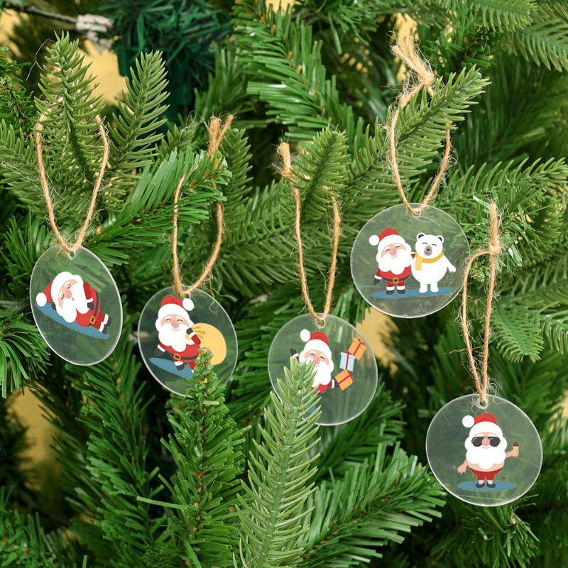 5/100 шт. Прозрачные акриловые – обзор и цена Christmas Stocking Hanging