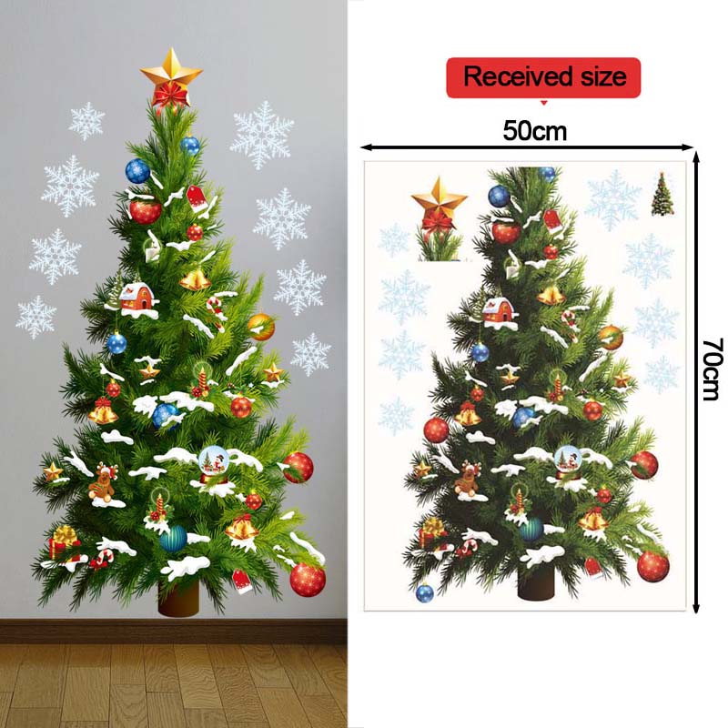 Рождественская елка, наклейки  – обзор и цена Snowflake Window Decal