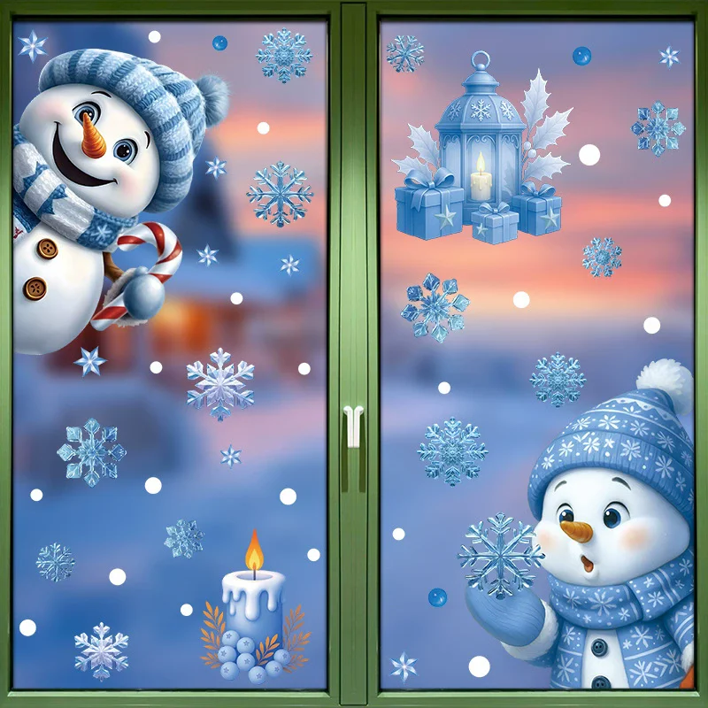 Набор статических наклеек на о – обзор и цена Snowflake Window Decal