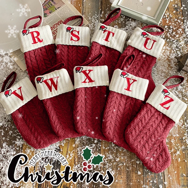 Рождественские украшения 2025  – обзор и цена Christmas Stocking Hanging