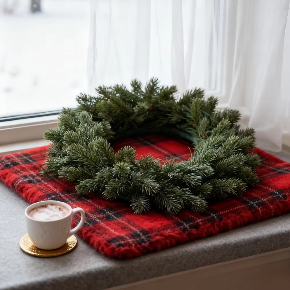 Искусственный сосновый венок д – обзор и цена Christmas Wreath Fake
